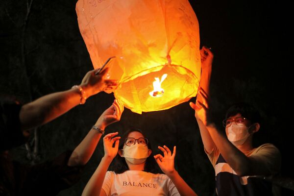 La fête des lanternes au port Kelang, en Malaisie. - Sputnik Afrique
