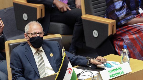 Président sahraoui Brahim Ghali au sommet Afrique-Europe - Sputnik Afrique