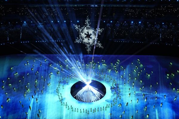 Cérémonie de clôture des XXIVe Jeux olympiques d’hiver à Pékin. - Sputnik Afrique