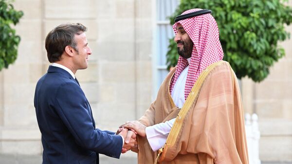 Emmanuel Macron et Mohammed ben Salman - Sputnik Afrique