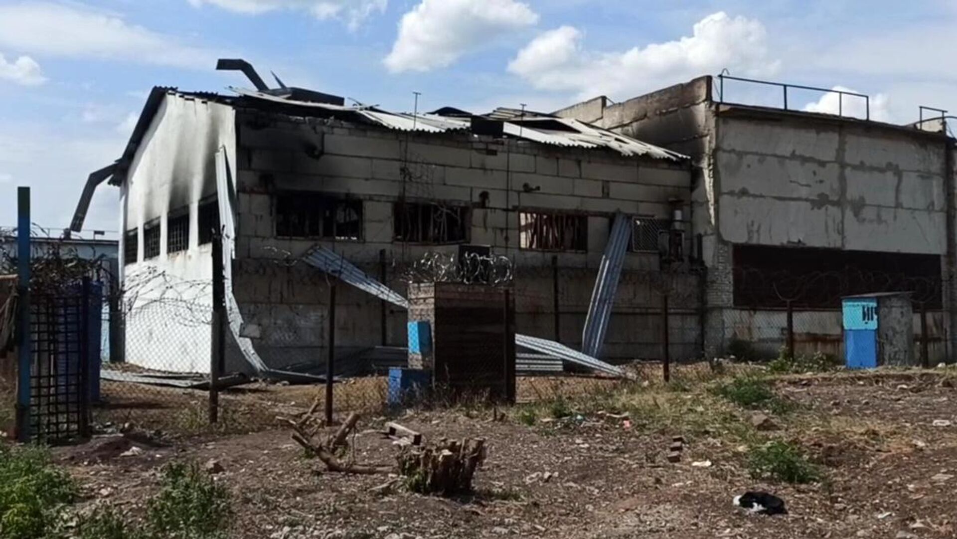Le centre de détention d'Elenovka visé par une frappe ukrainienne le 29 juillet 2022 - Sputnik Afrique, 1920, 30.07.2022
