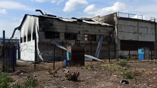Le centre de détention d'Elenovka visé par une frappe ukrainienne le 29 juillet 2022 - Sputnik Afrique