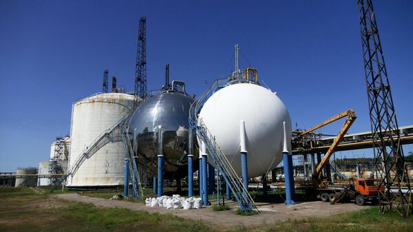 L'usine chimique Stirol à Gorlovka en 2018 - Sputnik Afrique