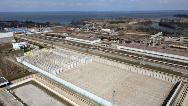 La centrale nucléaire de Zaporojié à Energodar (archive photo) - Sputnik Afrique