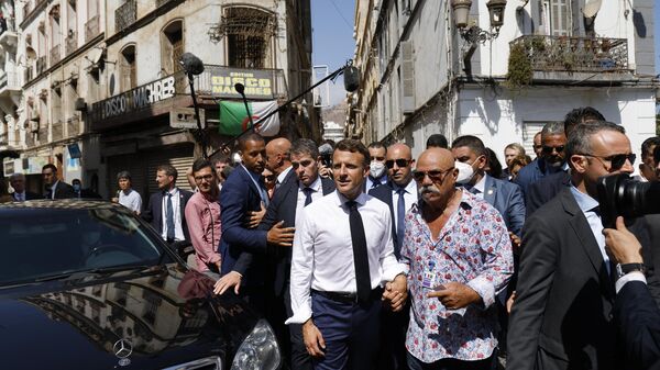 Emmanuel Macron à Oran, Algérie - Sputnik Afrique