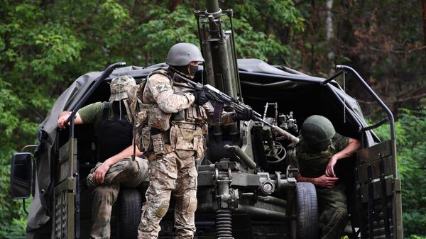 Des militaires russes dans la région de Kharkov (photo d’archive) - Sputnik Afrique