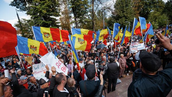 Une manifestation à Chisinau, le 18 septembre 2022 - Sputnik Afrique