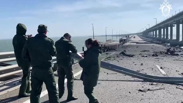 Explosion du pont de Crimée - Sputnik Afrique