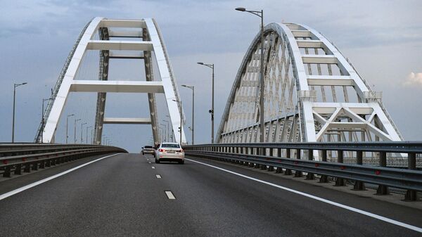 Le pont de Crimée après un attentat, le 8 octobre 2022 - Sputnik Afrique