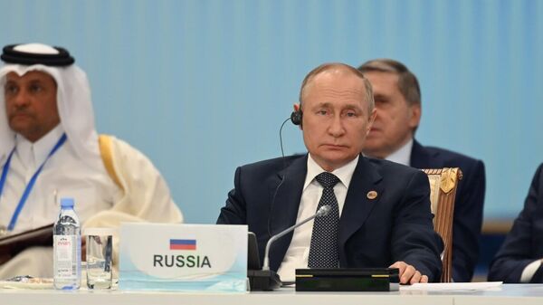 Poutine à la Conférence sur l'interaction et les mesures de confiance en Asie le 13 octobre 2022 - Sputnik Afrique