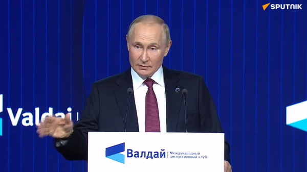 Poutine se prononce au forum de Valdaï - Sputnik Afrique