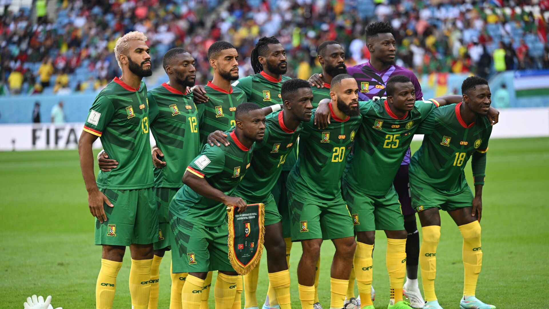 L'équipe du Cameroun avant un match de poule au Mondial 2022 (archive photo)  - Sputnik Afrique, 1920, 26.12.2022