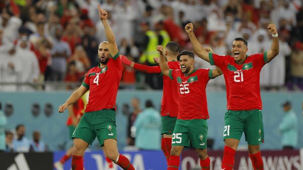 Sélection marocaine à la Coupe du monde  - Sputnik Afrique