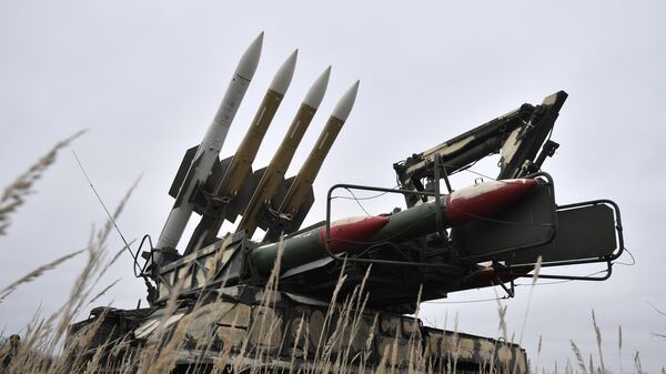 Un système de défense antiaérienne Bouk dans la direction de Zaporojié - Sputnik Afrique