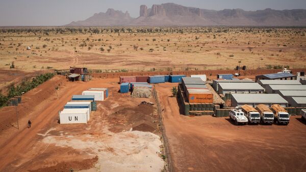 Une base de la MINUSMA à Douentza, au Mali, en novembre 2021 - Sputnik Afrique