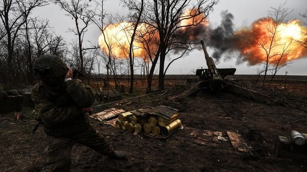 Des tirs d'artillerie russe dans la région de Zaporojié - Sputnik Afrique