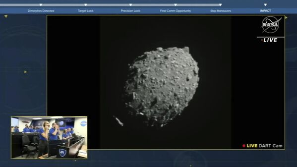 Le 27 septembre, la sonde DART, lancée par la NASA, est entrée en collision avec l’astéroïde Dimorff dans le cadre de la première mission mondiale de changement de trajectoires d’astéroïdes pour protéger la Terre. - Sputnik Afrique
