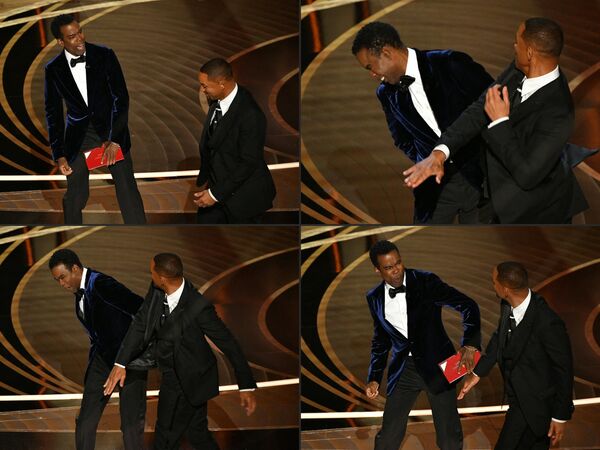 Lors de la 94e cérémonie de remise des Oscars le 27 mars, un scandale s’est produit: l’acteur Will Smith a giflé l’animateur Chris Rock après qu’il a plaisanté sur l’apparente alopécie de Jada Pinkett-Smith, en la traitant de GI Jane. - Sputnik Afrique