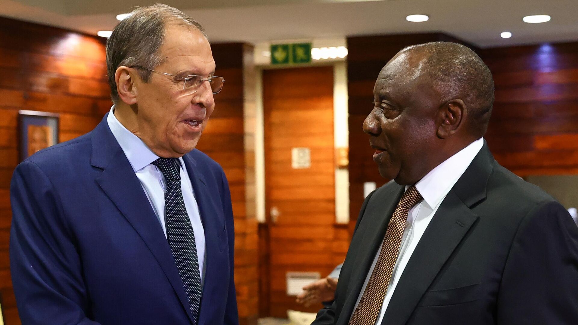 Sergueï Lavrov et Cyril Ramaphosa, 23 janvier 2023 - Sputnik Afrique, 1920, 23.01.2023