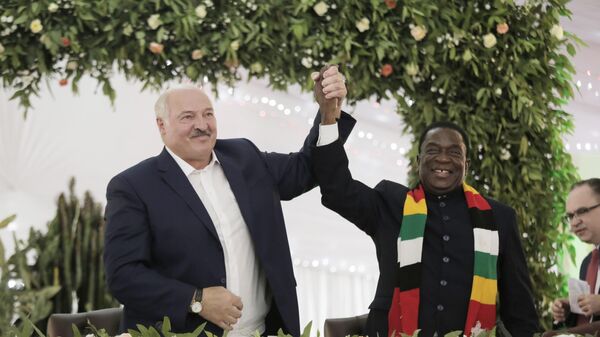 Alexander Loukashenko et Emmerson Mnangagwa - Sputnik Afrique