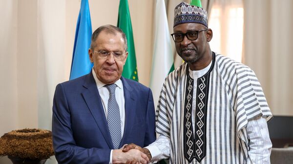Sergueï Lavrov et Abdoulaye Diop à Bamako, 7 février 2023 - Sputnik Afrique