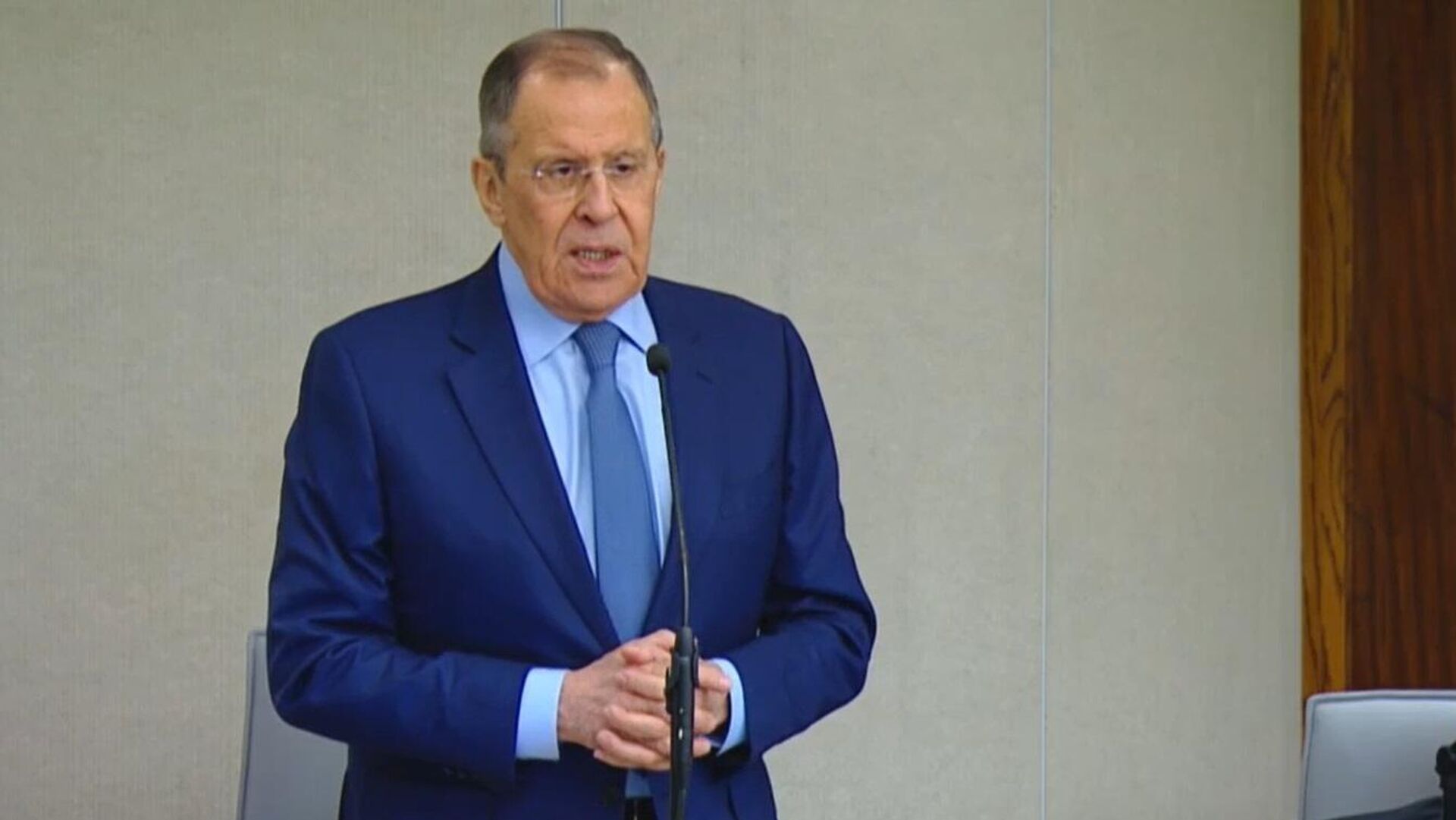 Sergueï Lavrov s’exprime devant les députés de la chambre basse du Parlement russe, le 15 février 2023 - Sputnik Afrique, 1920, 02.03.2023