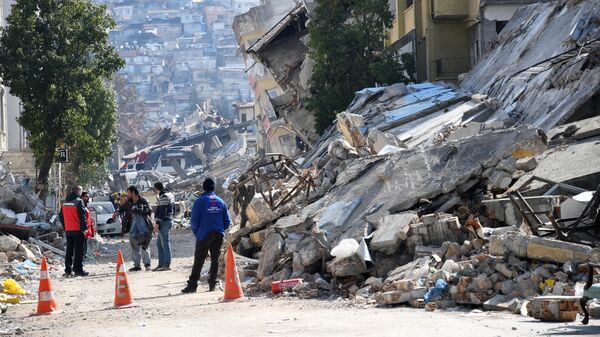 L’opération de sauvetage dans la ville turque d'Antakya après le séisme du 6 février 2023 - Sputnik Afrique