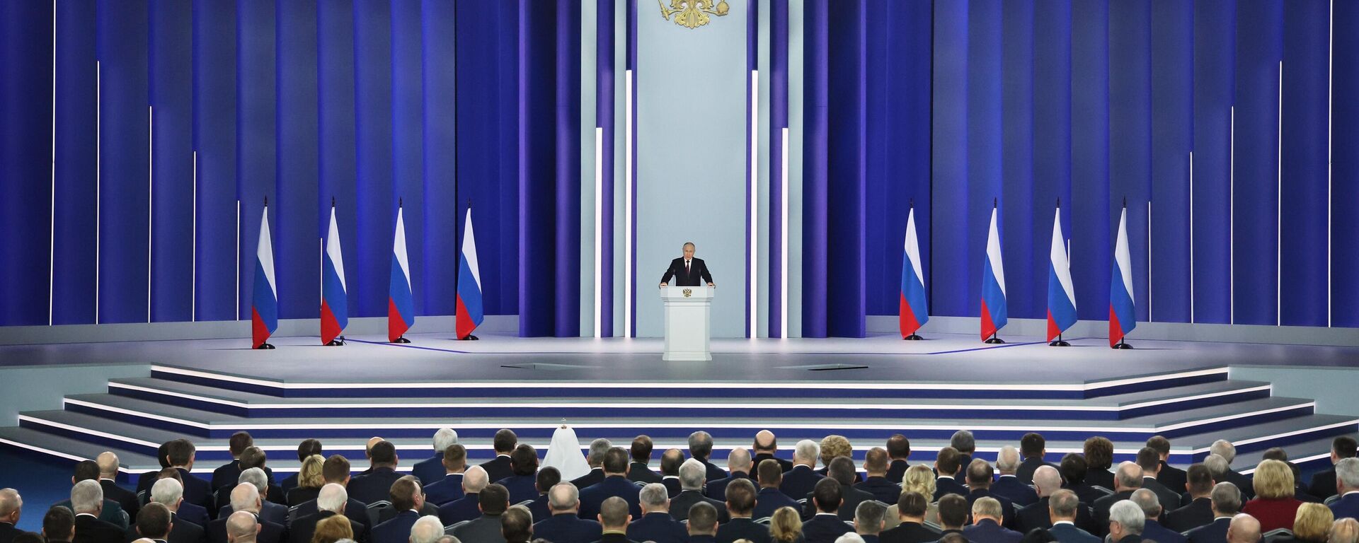 Discours annuel du Président russe devant l'Assemblée fédérale. 2023 - Sputnik Afrique, 1920, 21.02.2023