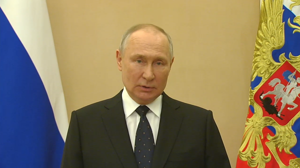 Vladimir Poutine, 23 février 2023 - Sputnik Afrique
