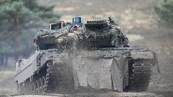 Un char Leopard 2 - Sputnik Afrique