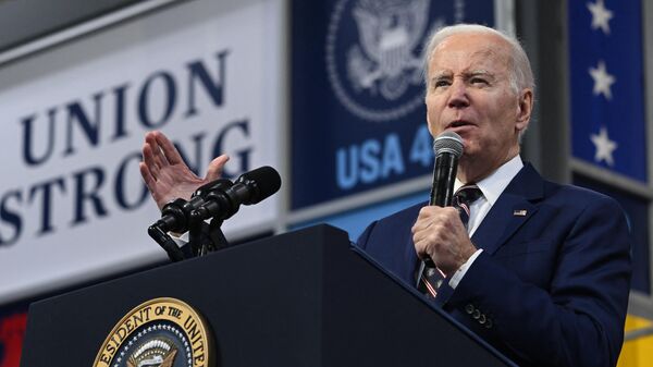 Joe Biden annonce son projet du budget pour 2024 - Sputnik Afrique