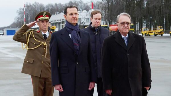 Bachar el-Assad est arrivé à Moscou pour une visite officielle - Sputnik Afrique