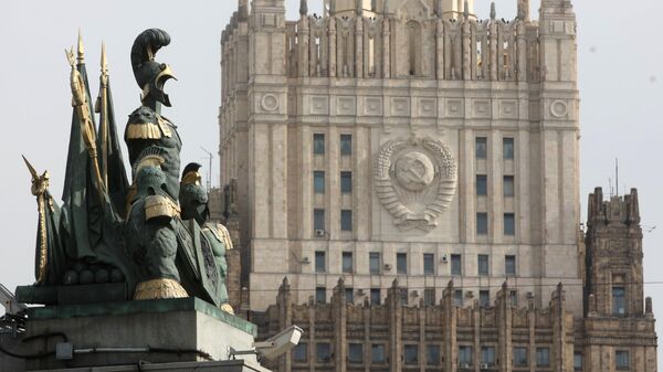 Une vue sur le bâtiment du ministère russe des Affaires étrangères à Moscou - Sputnik Afrique