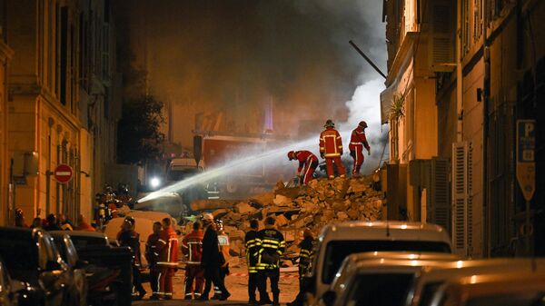 Un immeuble s'est effondré à Marseille, le 9 avril 2023 - Sputnik Afrique