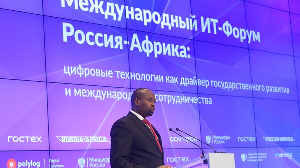 Director General of Information Network Security Agency of the Federal Democratic Republic of Ethiopia Solomon Soka during the IT forum Russia - Africa: digital technologies as a driver of state development and international cooperation in Moscow. - Sputnik Africa