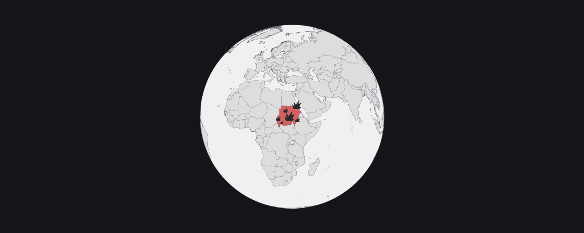 Map of Armed Clashes in Sudan - Sputnik Africa, 1920, 21.04.2023