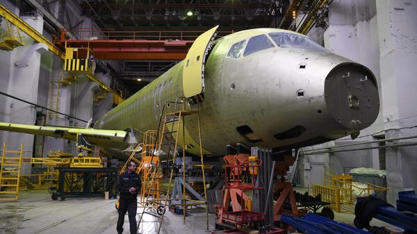 Installation of a test stand for the airframe of the import-substituted version of the SSJ New - Sputnik Africa