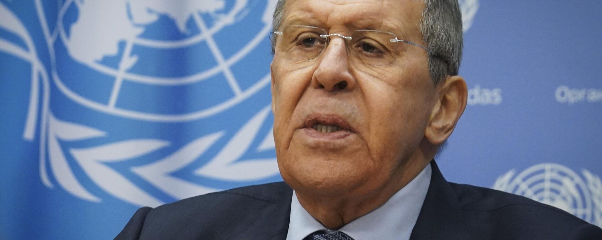Russia's Foreign Minister Sergey Lavrov speaks during a news conference at the United Nations, Tuesday April 25, 2023. - Sputnik Africa, 1920, 26.04.2023