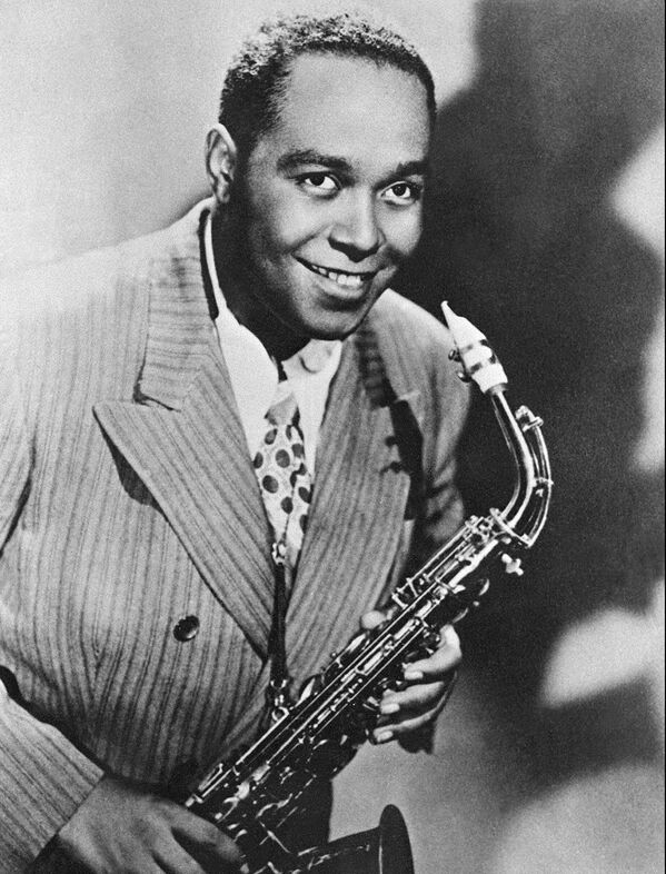 An undated picture of alto saxophonist and jazz composer Charlie Parker (1920-1955). He is considered by many to have been the father of the modern jazz style known as &quot;bebop&quot;.  - Sputnik Africa