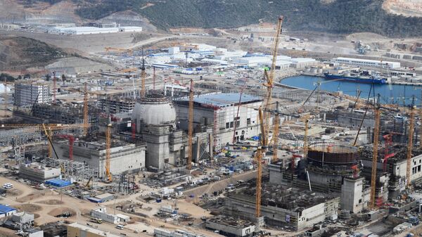 Construction of the Akkuyu nuclear power plant in the Turkish city of Gulnar. - Sputnik Africa