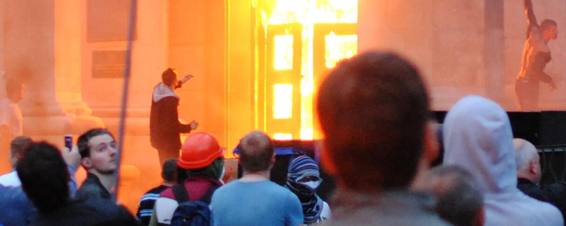 Fire in the House of Trade Unions in Odessa, May 2, 2014 - Sputnik Africa, 1920, 02.05.2024