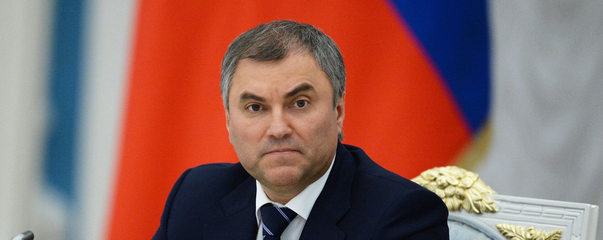 First Deputy Kremlin Chief of Staff Vyacheslav Volodin at Russian President Vladimir Putin's meeting with newly elected heads of Russia's regions at the Moscow Kremlin, September 17, 2014 - Sputnik Africa, 1920, 10.02.2025