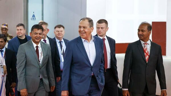 Russian Foreign Minister Sergey Lavrov arrives in India's Goa for Shanghai Cooperation Organization (SCO) Foreign Ministers' Meeting - Sputnik Africa