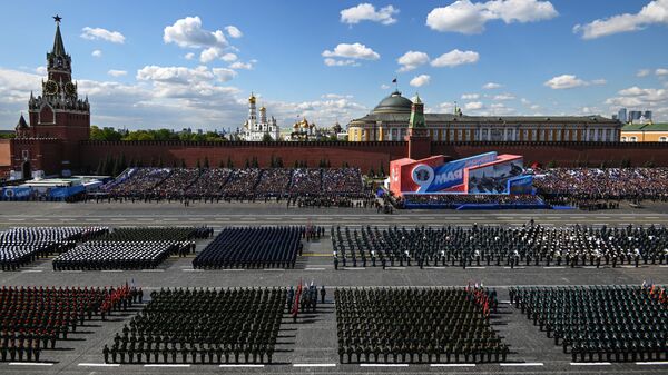Défilé militaire sur la place Rouge à Moscou: la Russie fête ce 9 mai les 78 ans de la victoire contre l’Allemagne nazie en 1945. - Sputnik Afrique