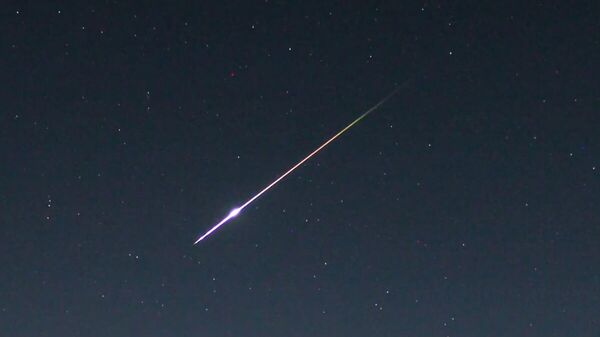 Trail from a meteor of the Perseid meteor shower - Sputnik Africa