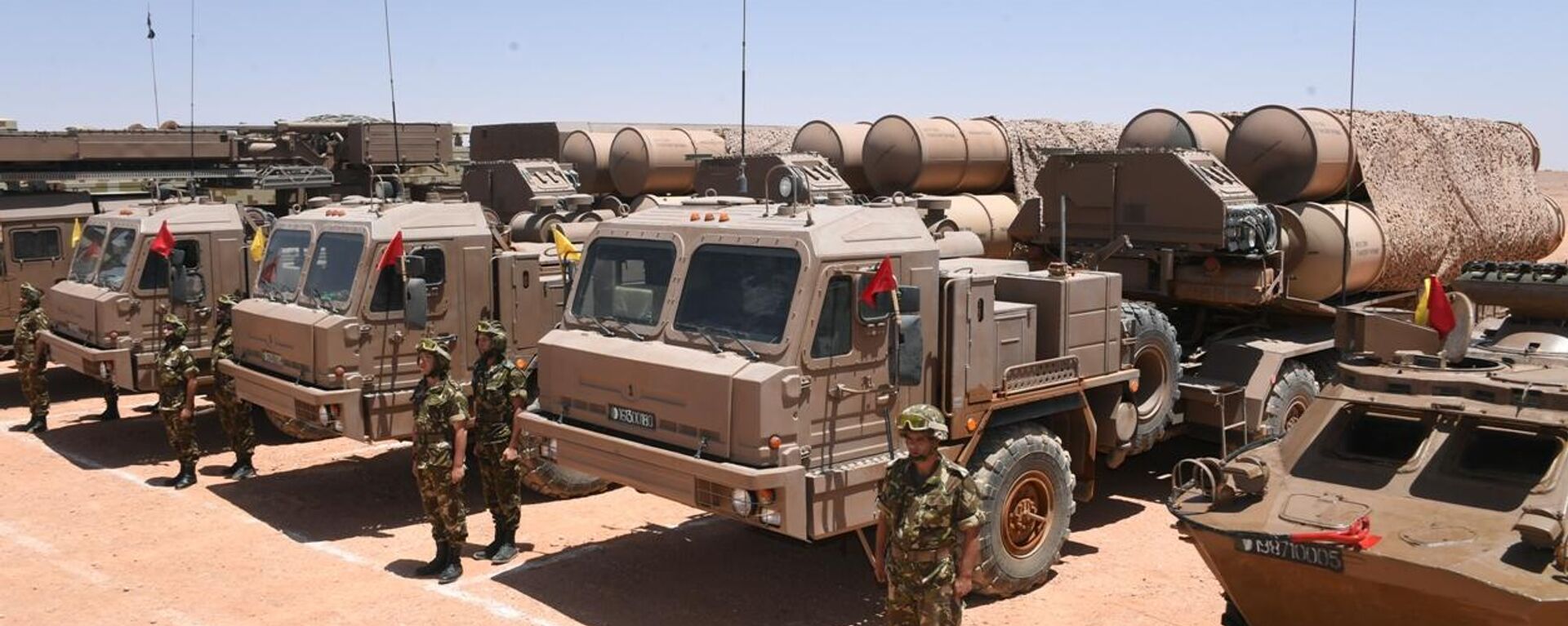 The S300PMU(X) regiments participate in El Fassl 2023 and Azm 2023, which was held in Algeria between May 7 and 10, 2023, at the Hemmaguir test polygon in the country's 3rd military region. - Sputnik Africa, 1920, 11.05.2023