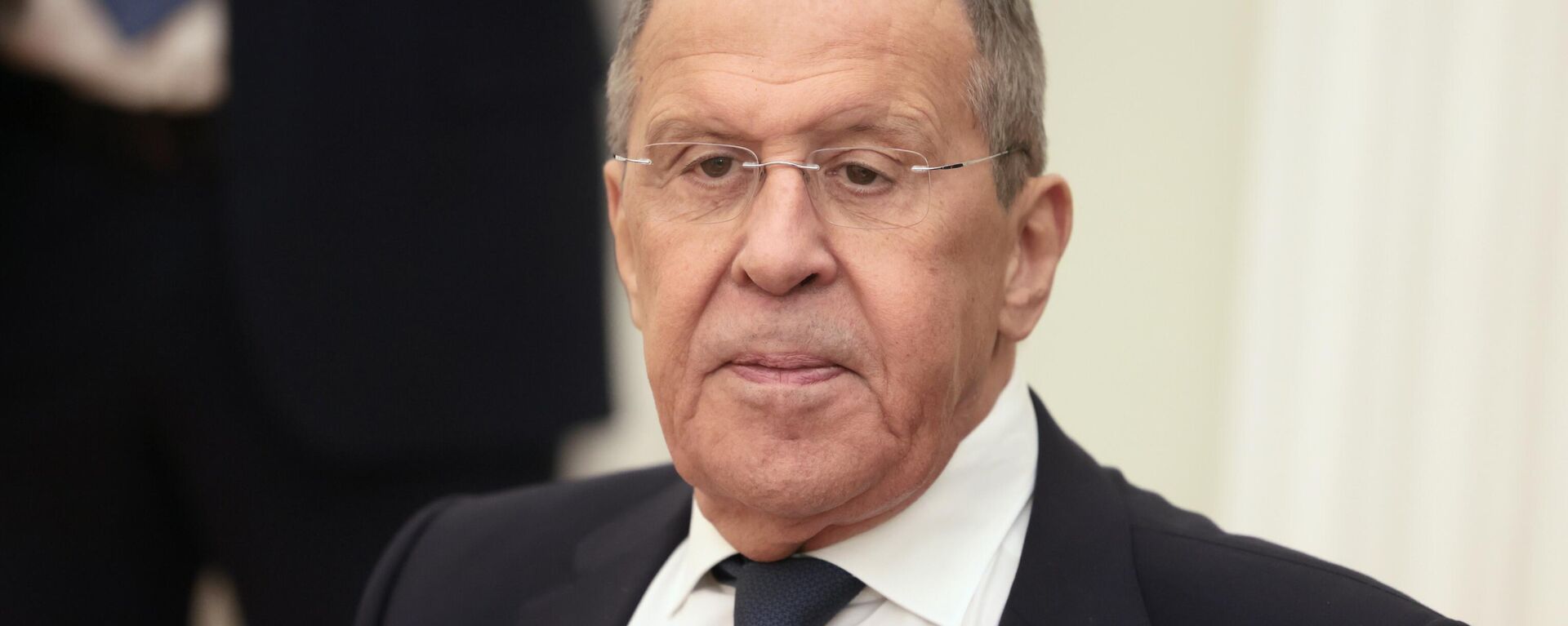 Russian Foreign Minister Sergey Lavrov before a meeting in Moscow between Russian President Vladimir Putin and Kyrgyz President Sadyr Japarov. - Sputnik Africa, 1920, 12.05.2023