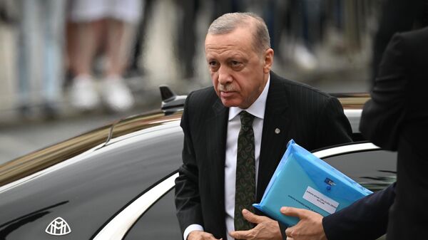 Turkish President Recep Tayyip Erdogan arrives at the European Political Community (EPC) summit in Prague, capital of the Czech Republic, on October 6, 2022.  - Sputnik Africa