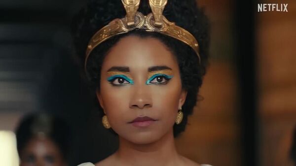 Screenshot from Netflix docudrama Queen Cleopatra (2023). - Sputnik Africa