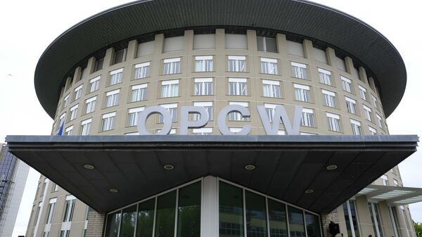 FILE - This Friday May 5, 2017 file photo shows the headquarters of the Organisation for the Prohibition of Chemical Weapons (OPCW), The Hague, Netherlands - Sputnik Africa